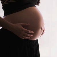 pregnant woman's belly